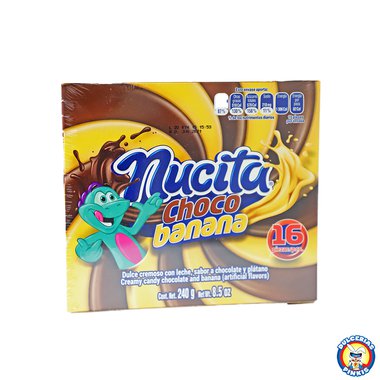 Nutresa Nucita Chocolate Banana 16pc