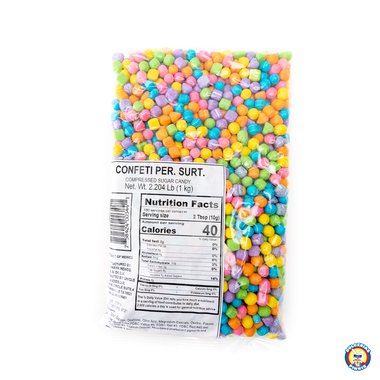 Carr Confeti Sugar Candy 1kg (2.2lb)
