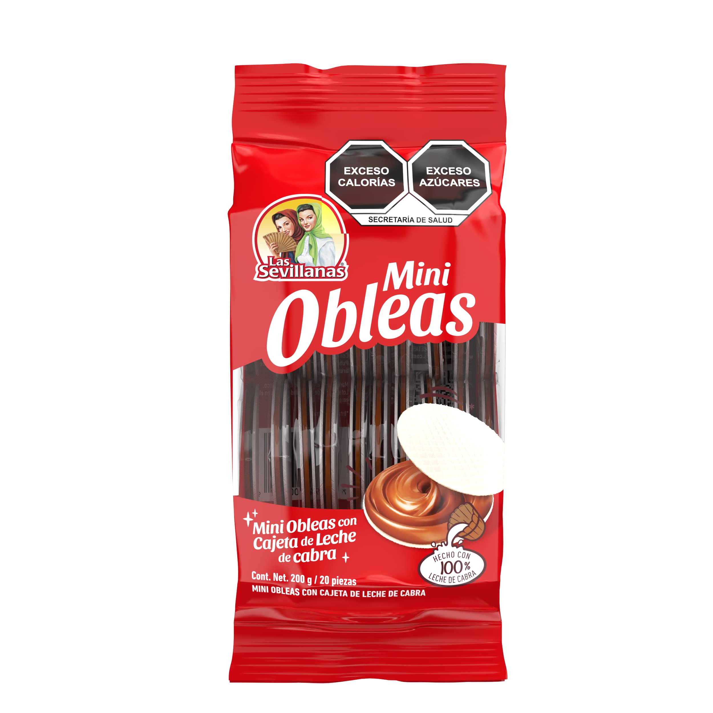 Sevillanas Oblea Mini Cajeta 20pc