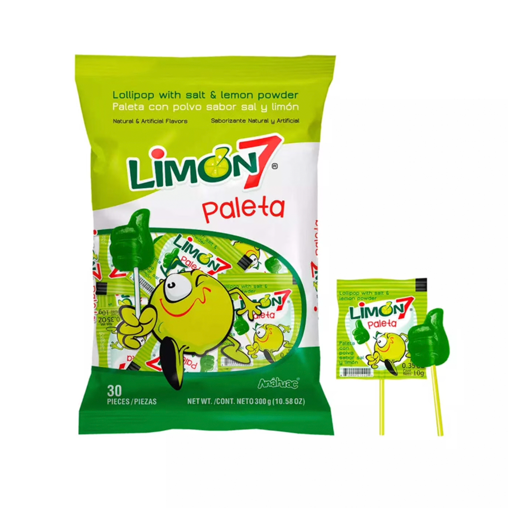 Anahuac Limon 7 Paleta 30pc