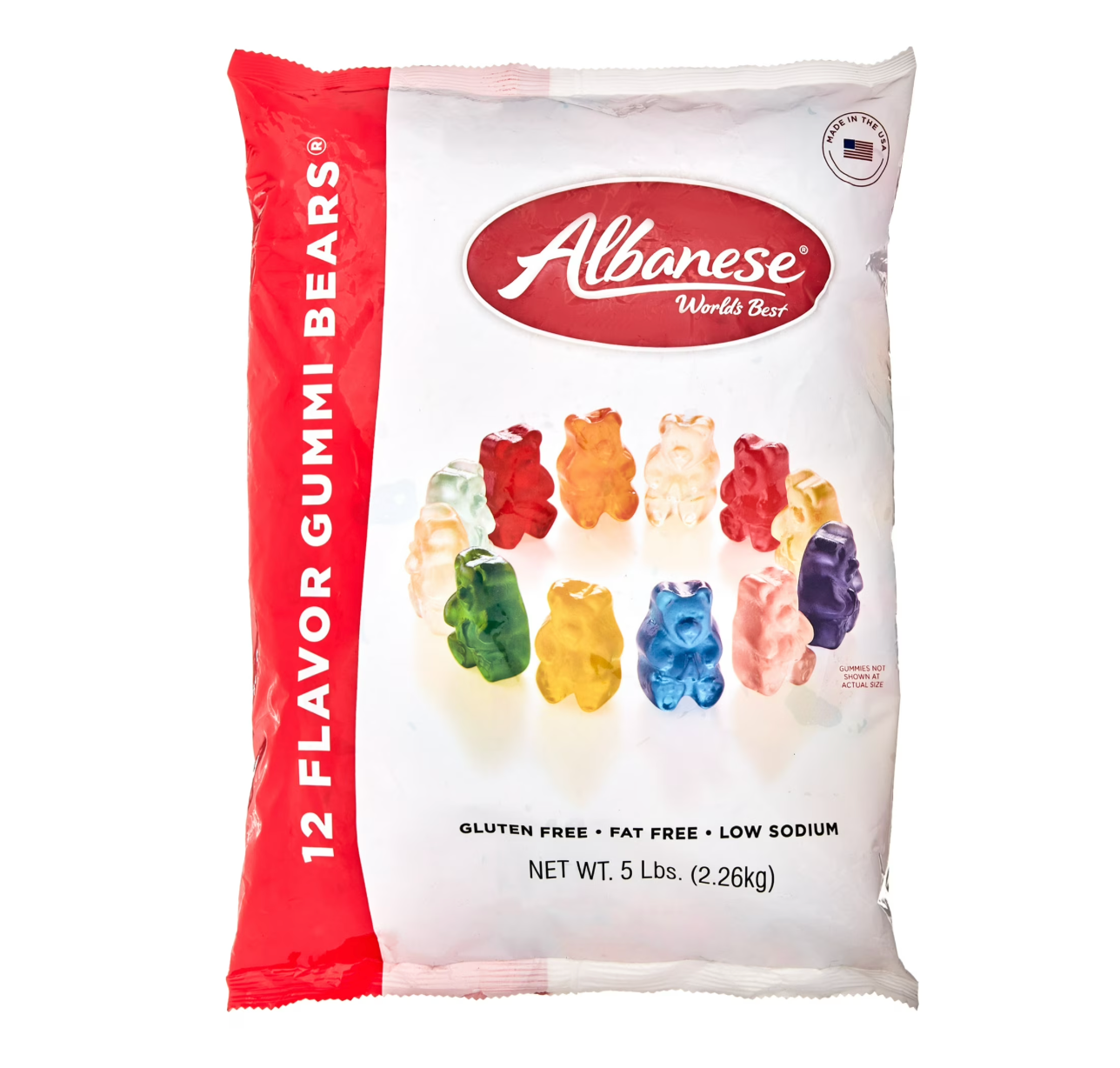 Albanese 12 Flavor Gummi Bears 5lb