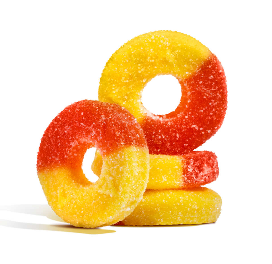 Albanese Gummi Peach Rings 4.5lbs