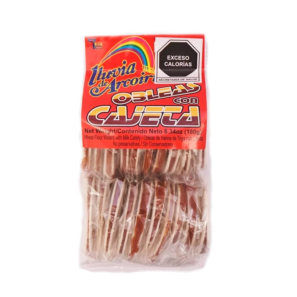Arcoiris Oblea Mini con Cajeta 180g