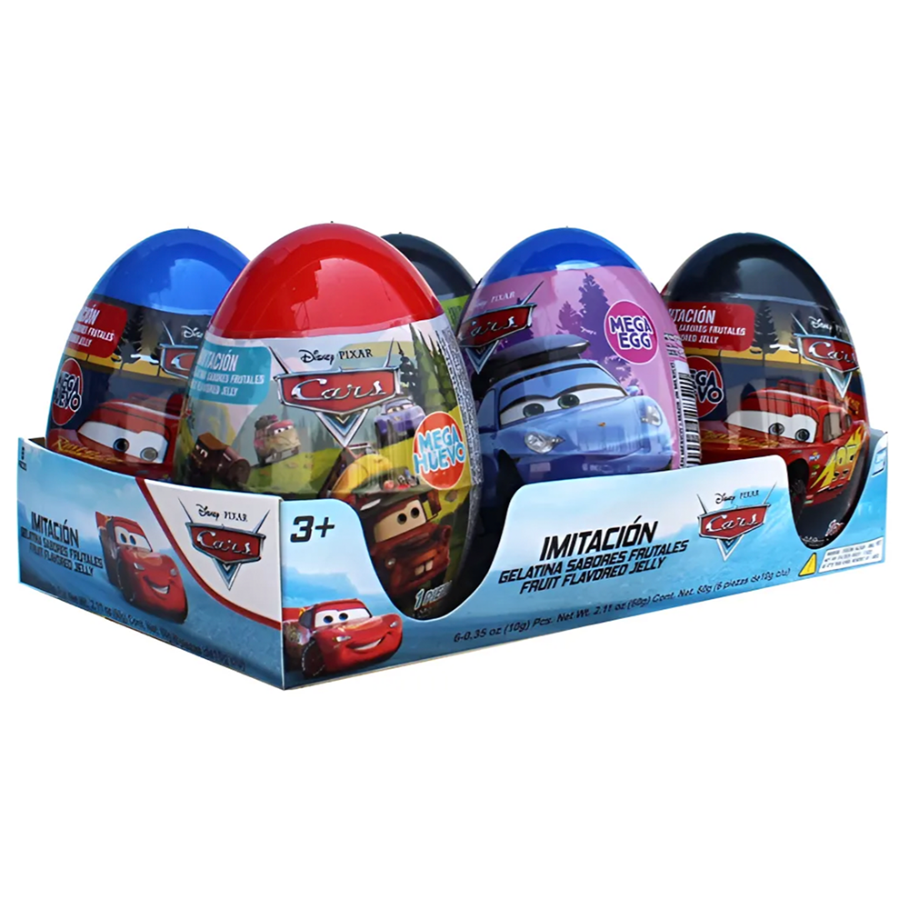 Bondy Cars Mega Huevo 6pc