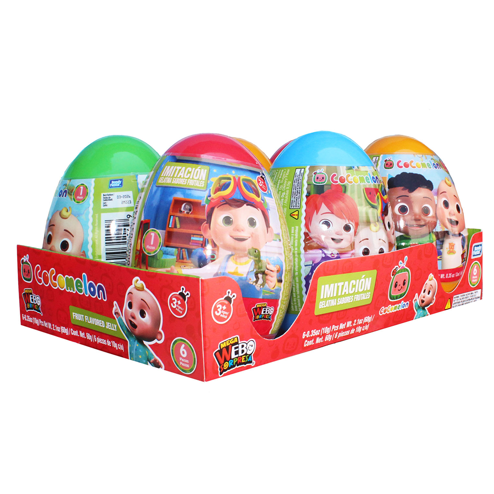 Bondy Coco Melon Mega Huevo 6pc