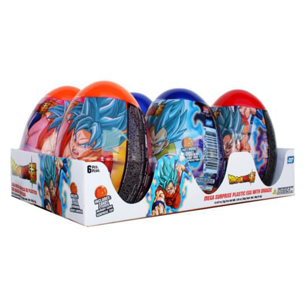 Bondy Dragon Ball Mega Huevo 6pc