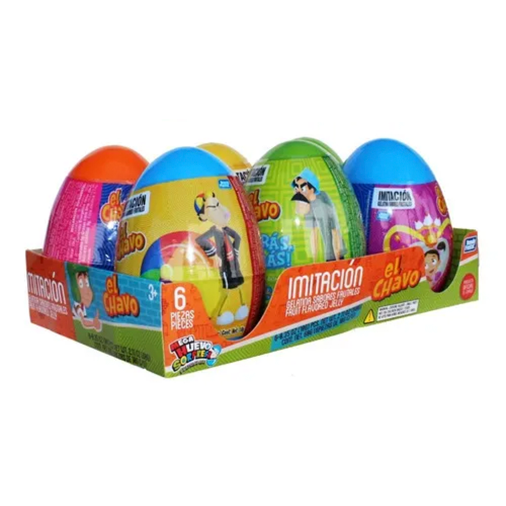 Bondy El Chavo Mega Huevo 6pc
