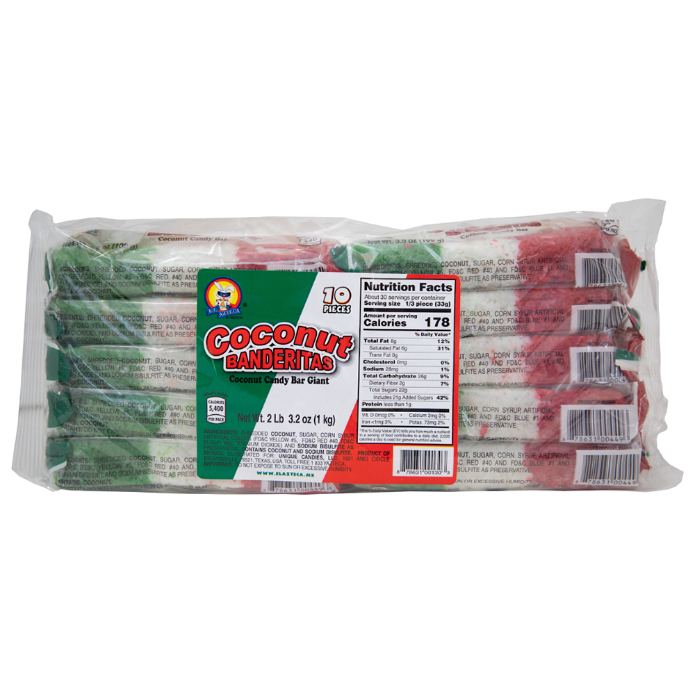 Azteca Coconut Flag 100g 10pc