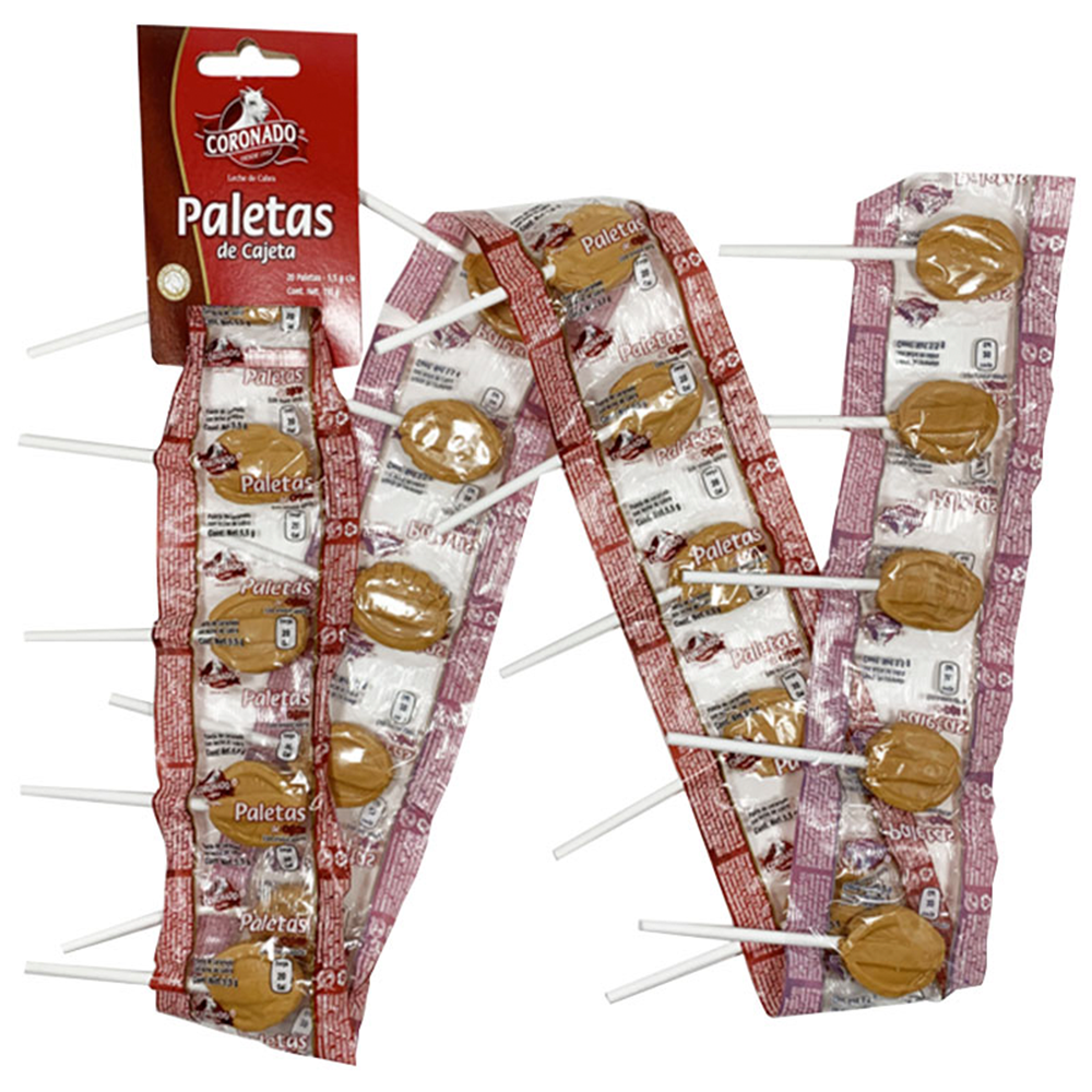 Coronado Paleta Cajeta Mini 20pc