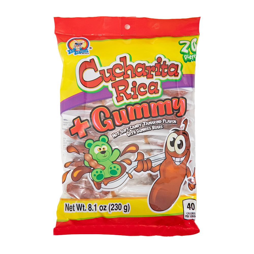 Azteca Cucharita Rica + Gummy 20pc