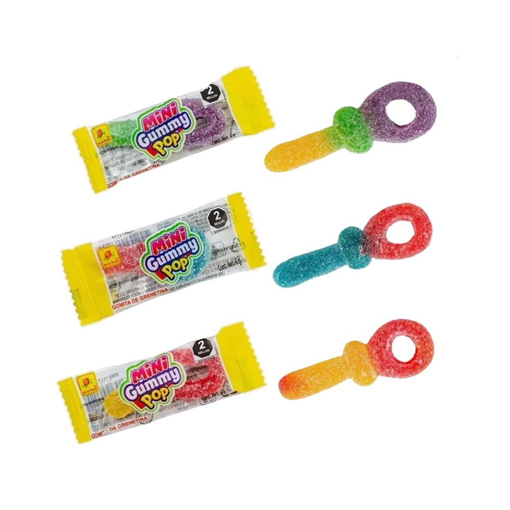 De La Rosa Gomita Gummy Pop 25pc