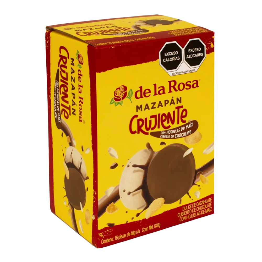 De La Rosa Mazapan Crujiente 16pc
