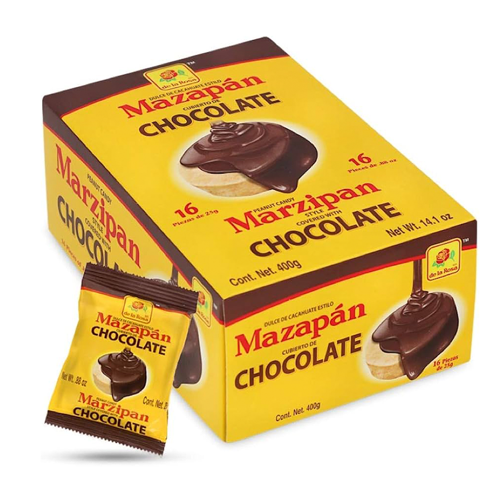 De La Rosa Mazapan Chocolate 16pc