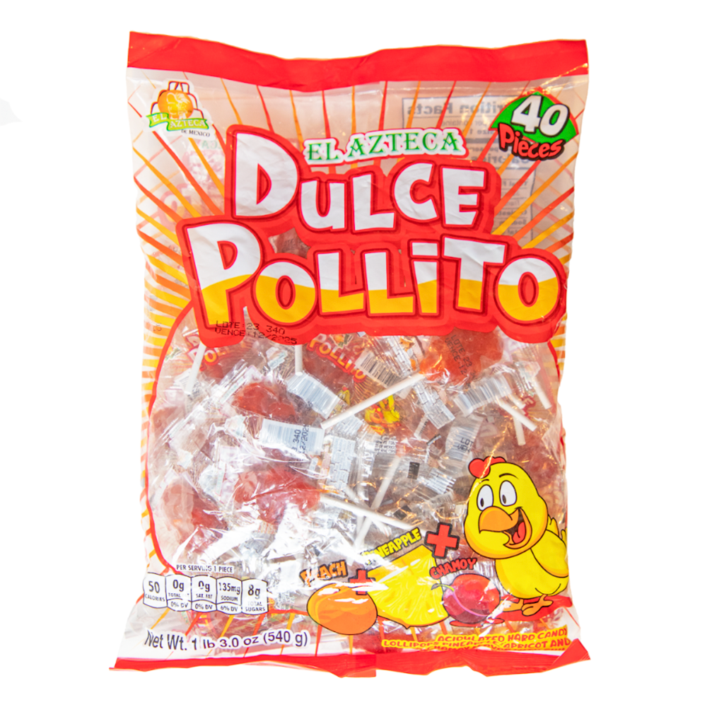 Azteca Paleta Dulce Pollito 40pc