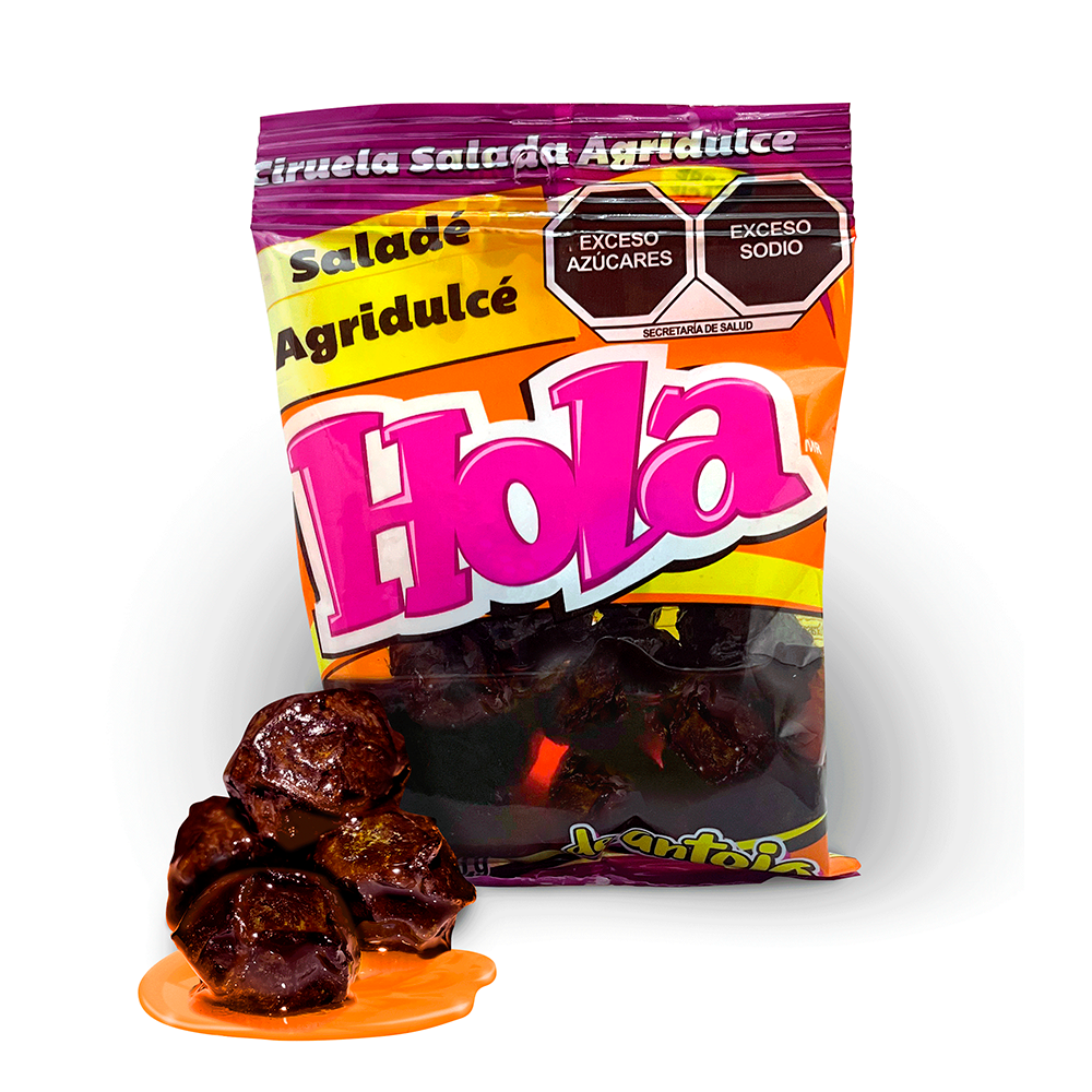 Hola Ciruela Salada Agridulce 12pc