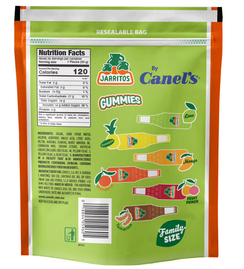 Canel's Jarritos Gummies, 28.8 oz.