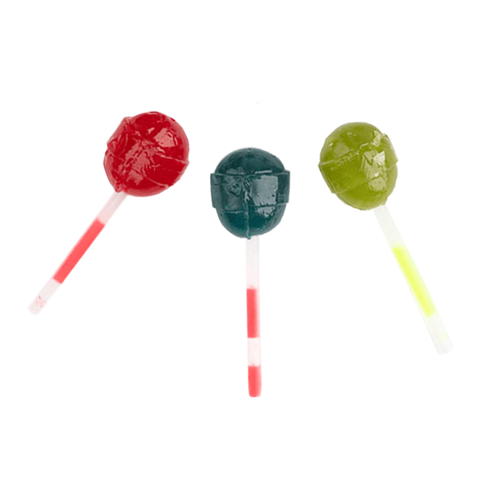 Cool Toons Neon Lollipop 24pc