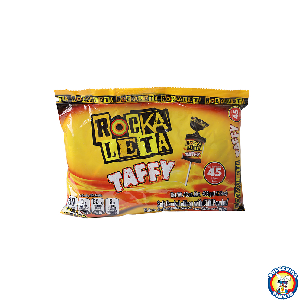 Sonric's Rockaleta Taffy 45pc Get A Mexican Lollipop in Our Online Store