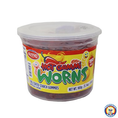 Alteño Hot Gummi Worms 150pc