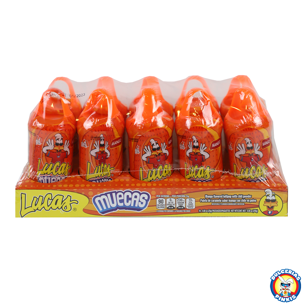 Lucas Muecas Mango Candy 10pc Spice Up Your Dishes with Chili Powder!