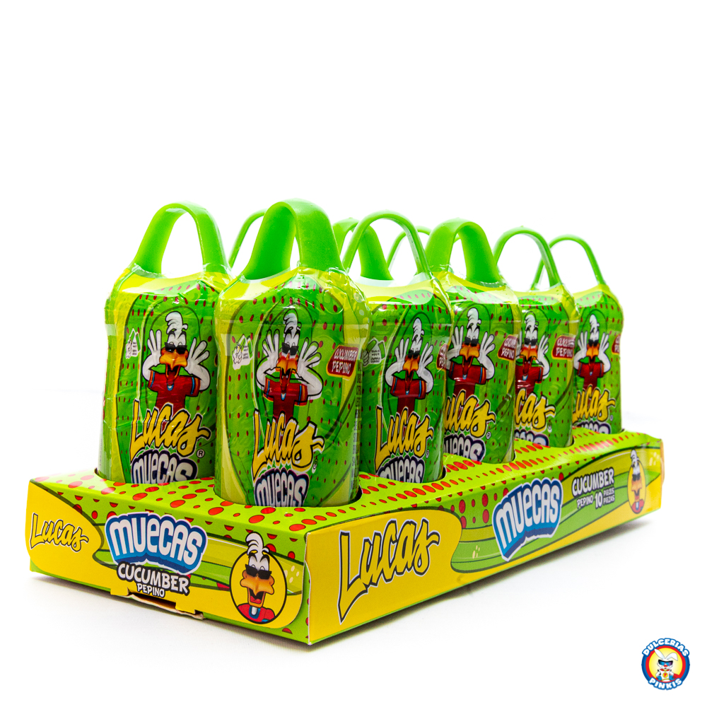 Lucas Muecas Pepino Candy 10pc Spice Up Your Dishes with Chili Powder!