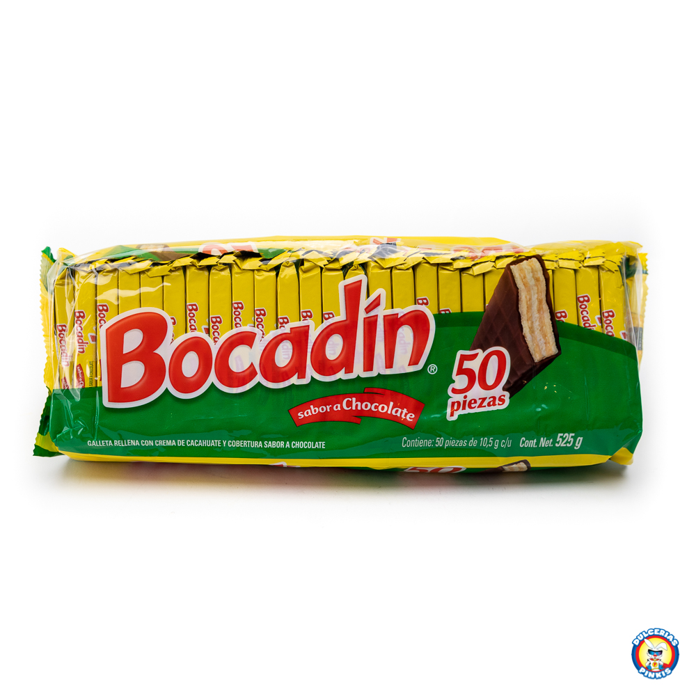 Ricolino Bocadin Galleta 50pc | Dulcerias Pinkis Most Popular Mexican chocolate  Candy Items