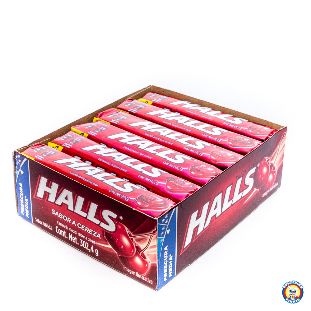 CANDIES HALLS CHERRY 4 PCS FROM GREECE HOLLS CHERRY