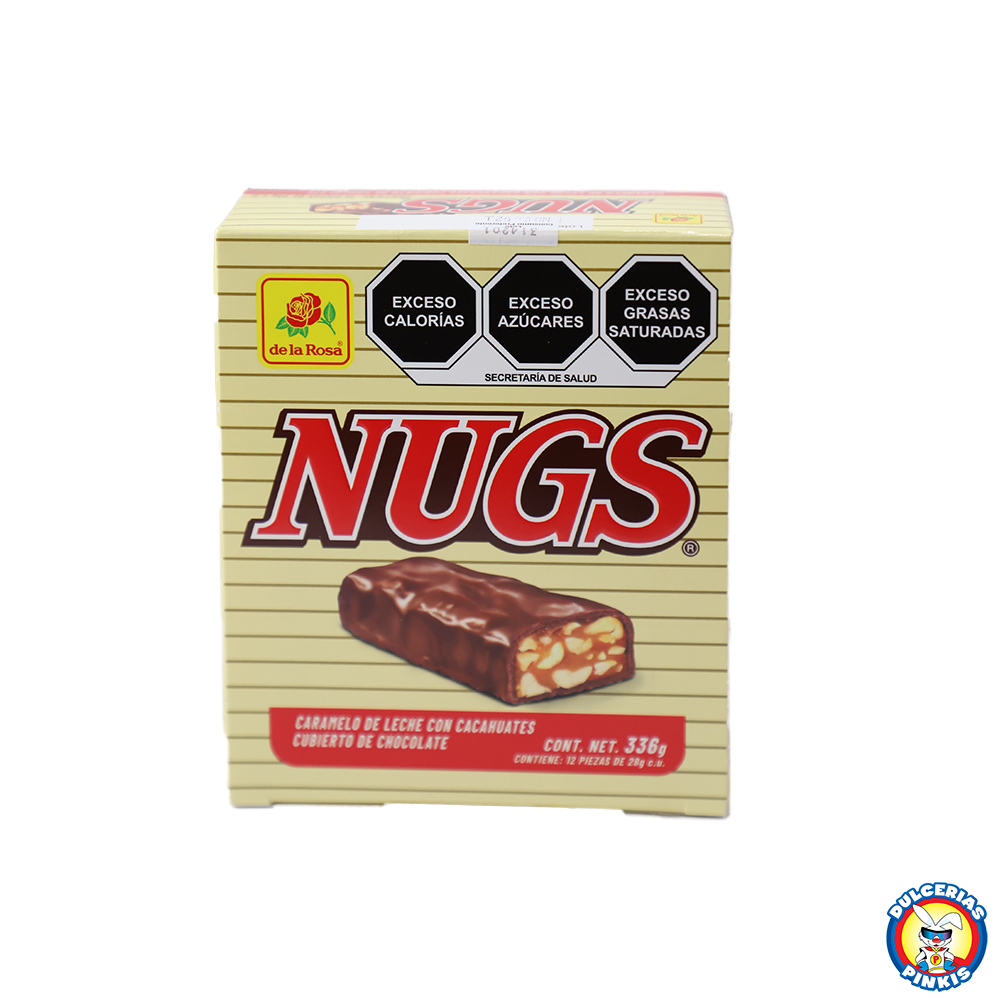 De La Rosa Chocolate Nugs 12pc Dulcerias Pinkis Most Popular Mexican