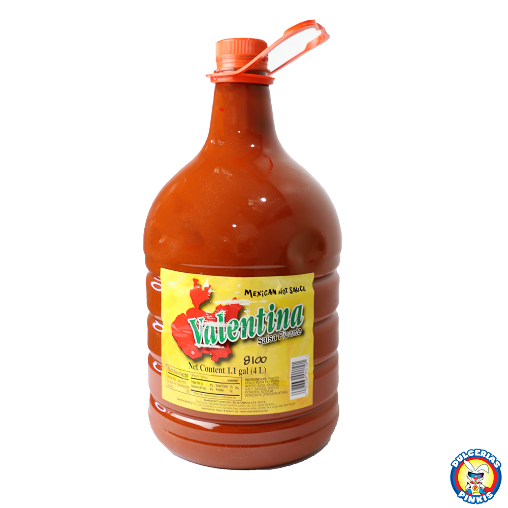 Valentina Hot Sauce Red 4L (1gal) Chamoy and Sauces