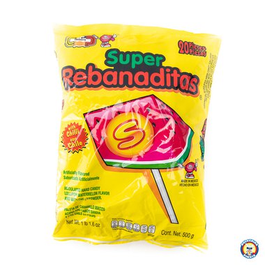 Candy Pop Super Rebanaditas Sandia 20pc