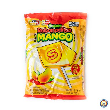 Candy Pop Super Rebanaditas Mango 20pc