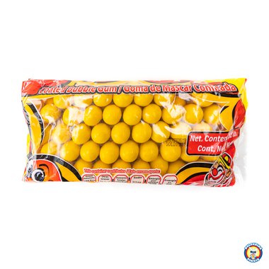 Carr Coated Bubble Gum 2.2lb Yellow