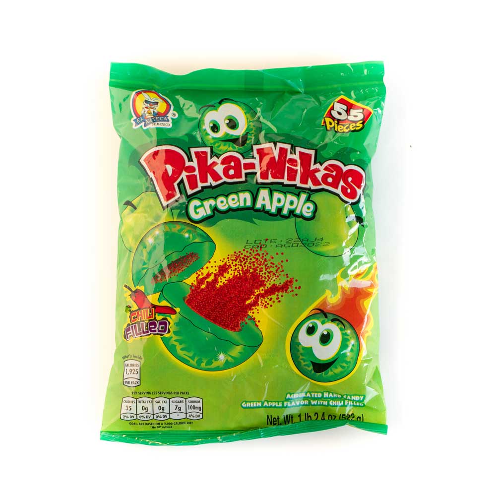 Azteca Pika Nikas Green Apple 55pc | Hard Candy