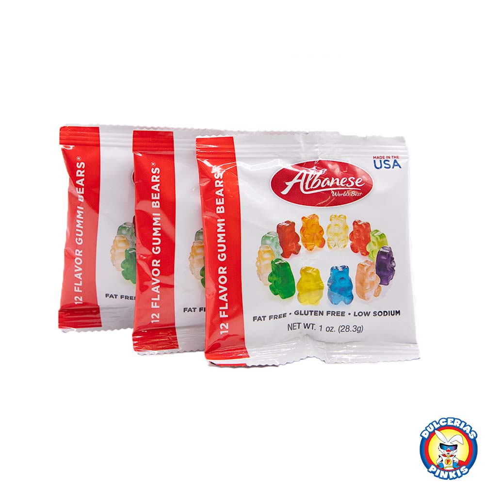 Albanese Gummi Bears 12 Flavors 1oz 12 Pack Gummy Candy a World of