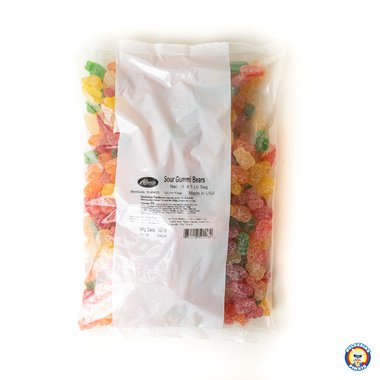 Albanese Gummi Bears Sour Assortment 4.5 lb