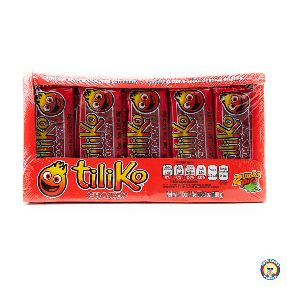 Zumba Tiliko Chamoy Mix 20pc Discover the SweetSour Taste of Tamarindo Candy
