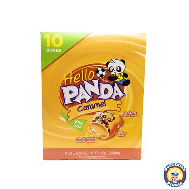 Meiji Hello Panda Caramel Cookies 10pc