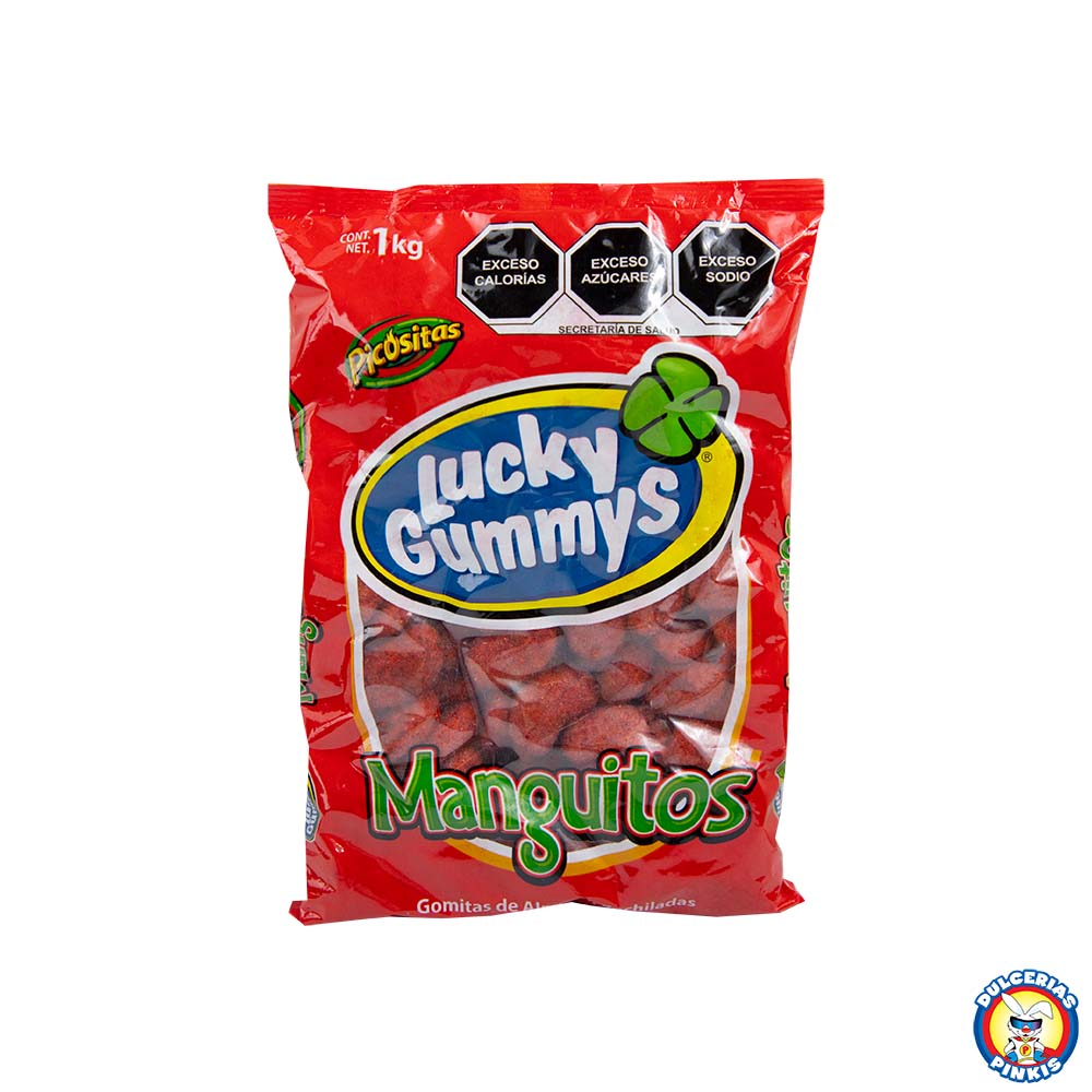 Lucky Gummys Manguitos 1kg (2.2lb) Gummy Candy a World of Varied
