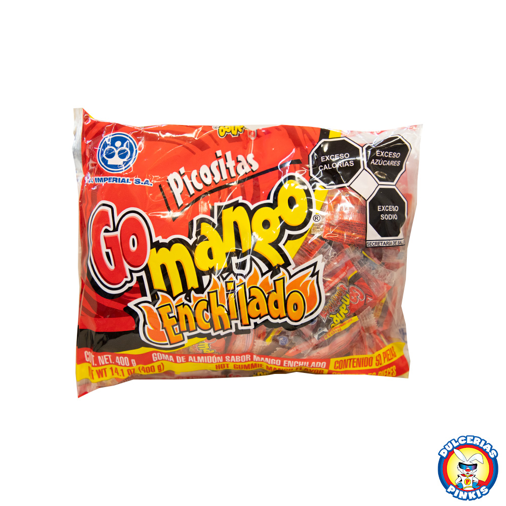 Go Mango Enchilado 50pc Gummy Candy a World of Varied Textures and Tastes