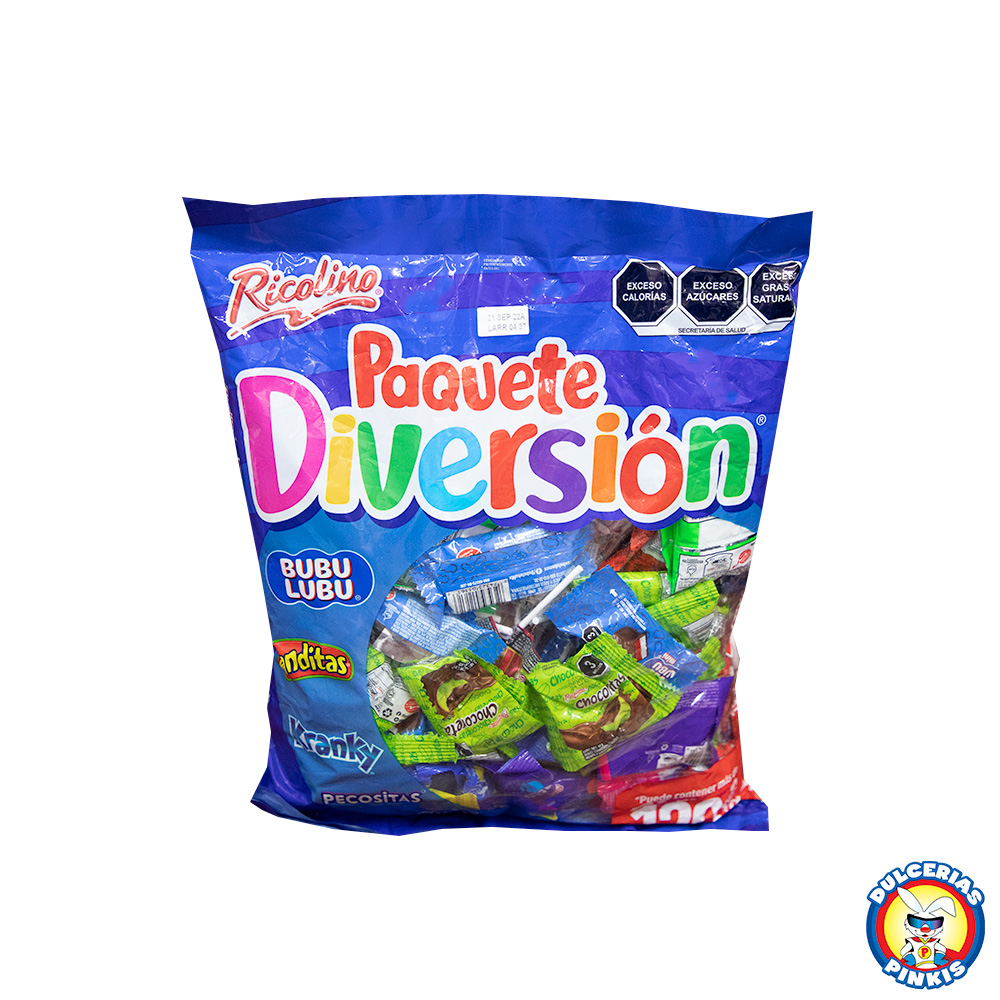 Ricolino Paquete Diversion 3.3lb | Candy Mixes