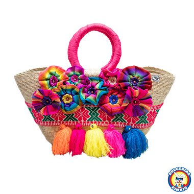 Artisanal Handbag Arcoiris Flowers