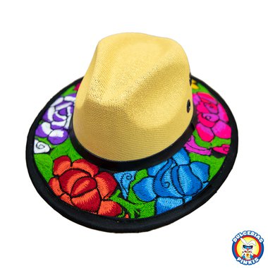 Sombrero Bordado Beige