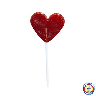 Pinkis Factory Heart Lollipops Sandia 8pc