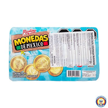 Ricolino Monedas de Chocolate 56pc