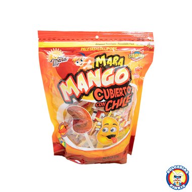 Mara Mango Cubierto con Chile Lollipops 40pc