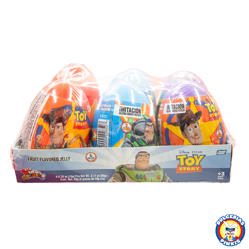 Toy Story Mega Huevo Sorpresa 6pc 