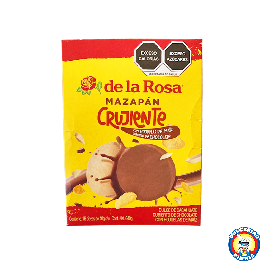 De La Rosa Mazapan Crujiente 16pc | Buy Mazapan Candy Online from ...